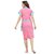 Be You Fashion Double Shaded Pink-Blue Cotton Bathrobe