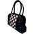 Fluck Black Faux Leather Shoulder Bag