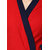 Be You Fashion Double Shaded Red-Black Cotton Bathrobe