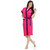 Be You Fashion Double Shaded Pink-Purple Cotton Bathrobe