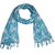 Uso Uno Black-White Printed Viscose Women'S Scarf, Stole, Dupatta