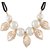 9blings Gorgeous Crystal Pearl Gold Plated Necklace Set
