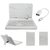 7inch Keyboard for Videocon Vt79C Tablet - White with OTG Cable by Krishty Enterprises