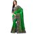 Triveni Green Banarasi Silk Jacquard Embroidered Saree With Blouse