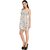 Bubbles Print Strapless Short Summer Dress