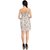 Bubbles Print Strapless Short Summer Dress