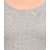 Neva Grey Cotton Plain Quilt 3/4th Sleeve Slip Thermal Top