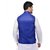 CALIBRO Men's Cotton Blue Nehru Jacket