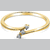 Diamond Ring In Yellow Gold - San175