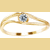 Diamond Ring In Yellow Gold - San192