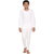 Vimal-Jonney Winter King Blended White Thermal Top & Pyjama Set For Boys