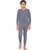 Vimal-Jonney Winter King Blended Navy Thermal Top & Pyjama Set For Boys