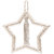 Jazz Jewellery Silver Toned Stone Studded Star Shaped Cut-Out Hair Pin For Women and Girls