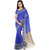 Kashvi Sarees Faux Georgette Blue  Multi Colored Printed Saree With Blouse Piece (11681)