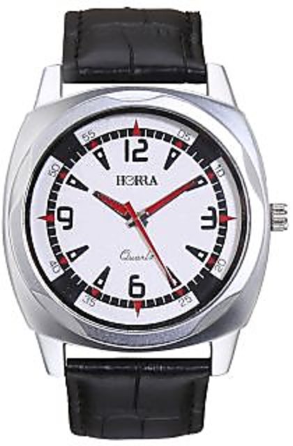 HORRA Analogue Silver Dial Watch for Men-HR816MLW021 : Amazon.in: Fashion