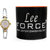 Lee Force Casual Silver Metal Strap Wrist Watch For Women