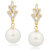 VK Jewels Pearl Drop Alloy Earring set for Women & Girls -ERZ1225G [VKERZ1225G]