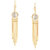 VK Jewels Long Hanging Alloy Dangle Earring set for Women & Girls -ERZ1238G [VKERZ1238G]