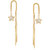 VK Jewels Stars Gold & Rhodium Plated Alloy Dangle Earring set for Women & Girls -ERZ1269G [VKERZ1269G]