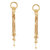VK Jewels New Arrival Gold & Rhodium Plated Alloy Dangle Earring set for Women & Girls -ERZ1276G [VKERZ1276G]