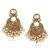 VK Jewels Traditional Gold Plated Alloy Chandbali Earring set for Women & Girls -ERZ1301G [VKERZ1301G]