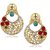 VK Jewels Splendid Gold Plated Alloy Chandbali Earring set for Women & Girls -ERZ1315G [VKERZ1315G]