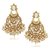 VK Jewels Pearl Drops Gold Plated Alloy Chandbali Earring set for Women  Girls -ERZ1319G VKERZ1319G