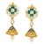 VK Jewels Classy Pearl Drop Gold Plated Alloy Jhumki Earring set for Women & Girls -ERZ1326G [VKERZ1326G]
