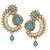 VK Jewels Graceful Gold Plated Alloy Drop Earring set for Women & Girls -ERZ1328G [VKERZ1328G]