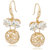 VK Jewels Stone in Circle Gold Plated Alloy Drop Earring set for Women & Girls -ERZ1337G [VKERZ1337G]