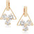 VK Jewels Triangular Gold Plated Alloy Drop Earring set for Women & Girls -ERZ1342G [VKERZ1342G]