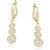 VK Jewels Three Stones Gold Plated Alloy Drop Earring set for Women & Girls -ERZ1348G [VKERZ1348G]