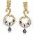 VK Jewels Peacock Peak Gold Plated Alloy Drop Earring set for Women & Girls -ERZ1397G [VKERZ1397G]