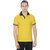 Pack Of 3 Cotton Blended Polo T-shirts For Men by Baremoda (Yellow Grey Blue)