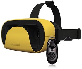 EgreenTech Latest Arrival VR XD Headset Virtual Reality 3D Glasses Google Cardboard With Mini Gamepad