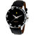 Golden Bell Men\'S Black Round Genuine Leather Strap Wrist Watch (427Gb)