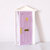 Magideal 1:12 Dolls House Miniature Purple Wooden Steepletop Door with Hardware