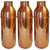 Artandcraftvilla Set of 3 Copper Water Bottle 800 ML for use Yoga Bottle Storage Water Good Health Yoga Ayurveda