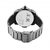 howdy Analog White Dial Stainless Steel Strap Watch for Men's  Boy's ss541