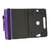 Emartbuy Swipe Monster Tab PC Universal ( 9 - 10 Inch ) Purple 360 Degree Rotating Stand Folio Wallet Case Cover + Stylus