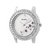 howdy Crystal Studded Analog White Dial Stainless Steel Chian Watch- for - Women's  Girl's ss357