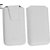 Emartbuy Sleek Range White Luxury PU Leather Slide in Pouch Case Cover Sleeve Holder ( Size LM2 ) With Luxury PUll Tab Mechanism Suitable For XOLO Era X