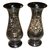 Meenakari Golden Work Flower Vase Pair set Gift 6'