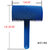 Magideal Wood Graining Pattern Rubber Painting Tool With Handle Wall Decor Blue#04