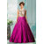 1 Stop Fashion Pink Semi Stitched Tat Silk Gown