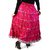 Sanganeri Hand Block Pink Pure Cotton Skirt -171-26