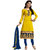 Trendz Apparels Yellow Embroidered Un Stitched Dress Material TARNSARV1011