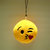Magideal Round Stuffed Plush Emoji Charm Key Chain Strap Throwing Kiss
