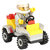 Magideal 6010 Desert Car Kids Play Learn Educational Fight Insert Built Block Toy Set