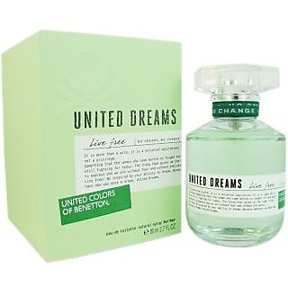Buy United Colors of Benetton United Dreams Live Free perfume of 80 Ml ...